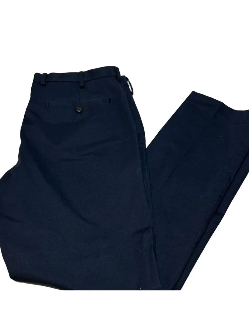 Brooks Brothers Chino Advantage Stretch Pants Dark Blue 34 32
